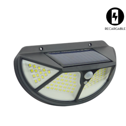 Aplique Solar c/sensor de movimiento