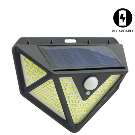 Aplique Solar c/sensor de movimiento